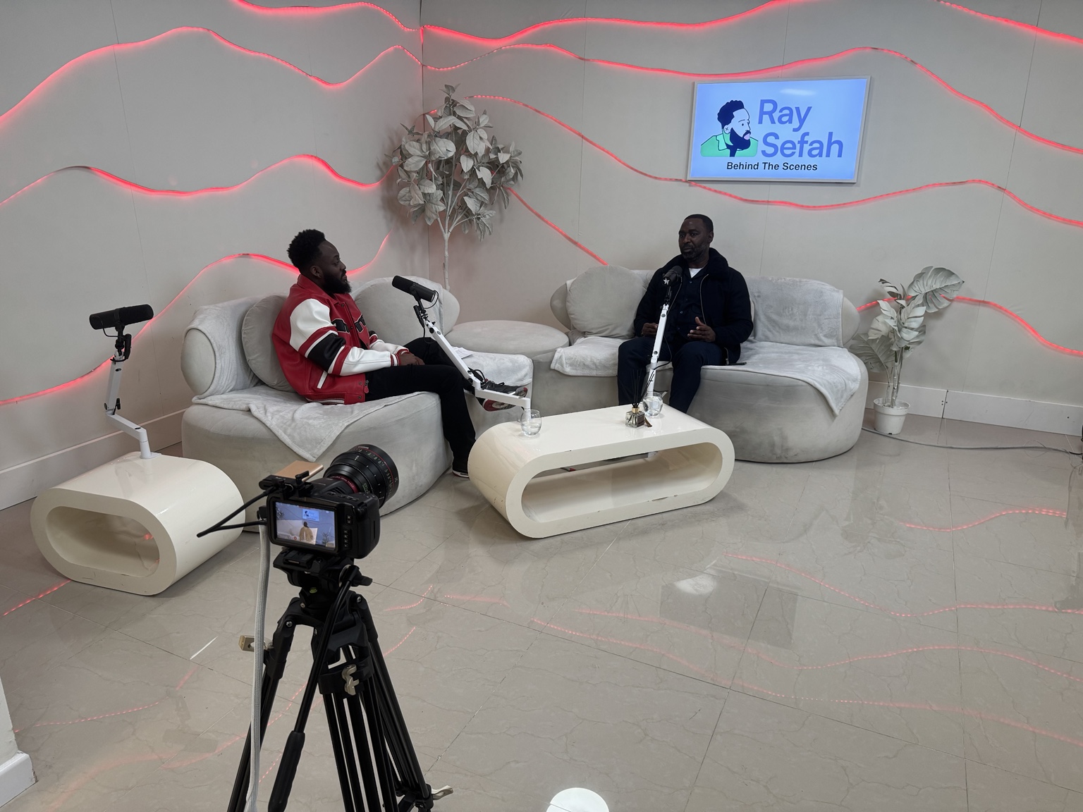 Ray Sefah recording Behind the Scenes