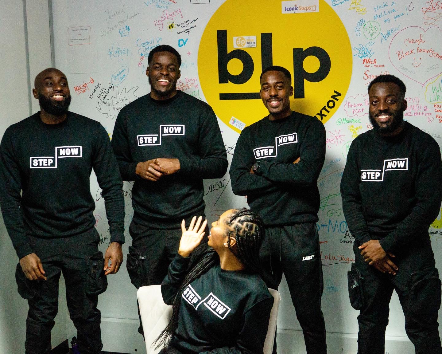 Ray Sefah with the STEP NOW team
